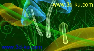 3D打印模型我做的一个max小场景，分享下o(∩_∩)o 哈哈的图片