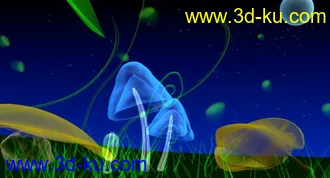 3D打印模型我做的一个max小场景，分享下o(∩_∩)o 哈哈的图片
