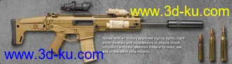 3D打印模型辐射:新维加斯高清MOD武器导出之雷明顿ACR的图片