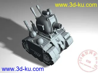 3D打印模型合金弹头中的坦克的图片