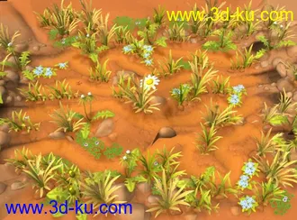 3D打印模型小游戏BugBits的一个场景+2个角色的图片
