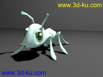 3D打印模型小游戏BugBits的一个场景+2个角色的图片