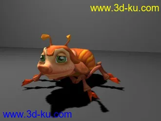 3D打印模型小游戏BugBits的一个场景+2个角色的图片