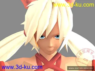 3D打印模型奥尼之刃（鬼刃）女主角 很少见的俄国游戏的图片