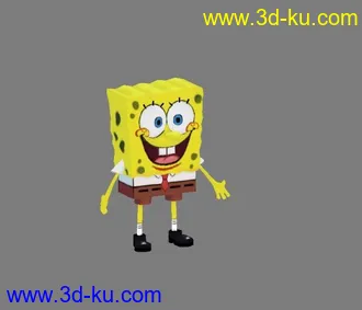 3D打印模型最喜欢的海绵宝宝的图片