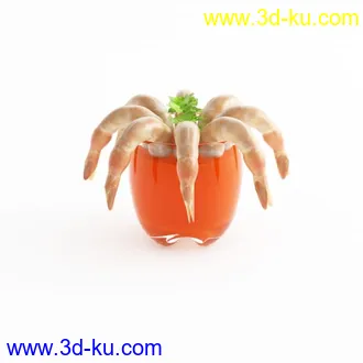 3D打印模型绿色液体的图片