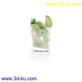 3D打印模型绿色液体的图片