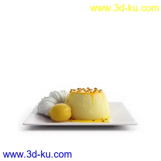 3D打印模型Archmodel.Vol.76.各种食物（下）沙拉 汉堡 意面 鱼 鸡尾酒 饺子 果冻 派 甜甜圈…的图片