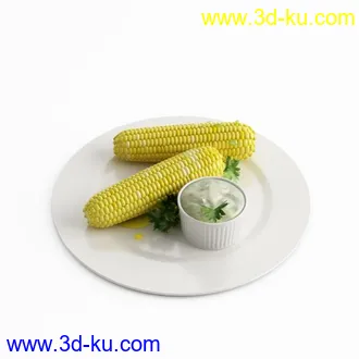 3D打印模型Archmodel.Vol.76.各种食物（下）沙拉 汉堡 意面 鱼 鸡尾酒 饺子 果冻 派 甜甜圈…的图片
