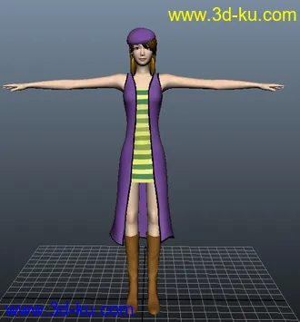 3D打印模型女人的图片