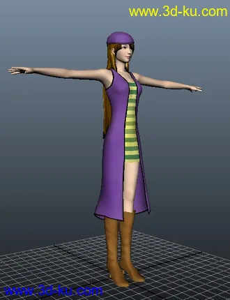 3D打印模型女人的图片