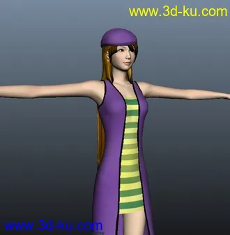 3D打印模型女人的图片
