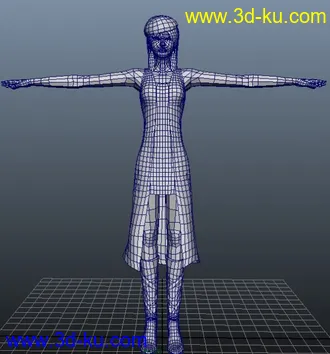 3D打印模型女人的图片