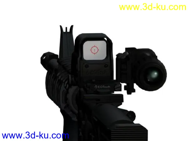 辐射:新维加斯高清MOD武器导出之COD8:MW3版M4模型的图片2