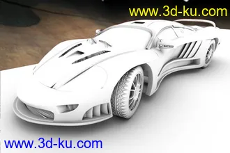 3D打印模型一个改过的车 带材质~~~~的图片