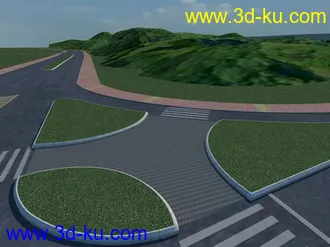 道路模型制作方法及素材的图片