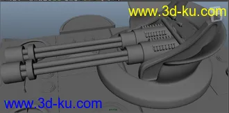 3D打印模型自学maya一个礼拜做的装甲车，求批评的图片