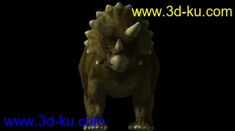 3D打印模型仿真    霸王龙 及骨骼   三角龙 及骨骼的图片