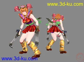 3D打印模型神代由羅_0选人_0狱炎弹丸装  >的图片