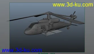 3D打印模型黑鹰直升机的图片