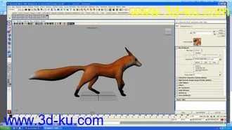 狐狸模型+走路动画（精心打造，有木有。。。有木有）的图片