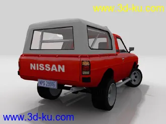 3D打印模型Nissan小皮卡-ma，mb格式（附贴图）的图片