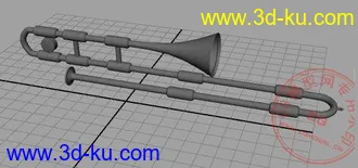 3D打印模型小物件——喇叭的图片