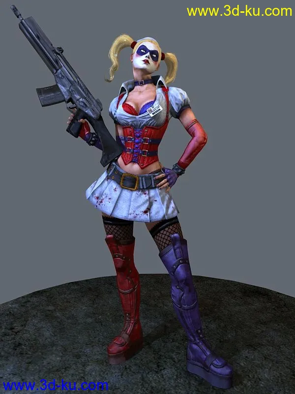 HARLEY QUINN 蝙蝠侠的第4个主角，还有16个~模型的图片1