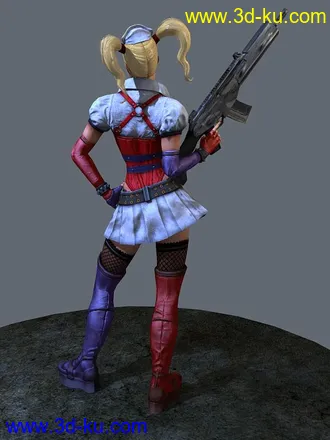 3D打印模型HARLEY QUINN 蝙蝠侠的第4个主角，还有16个~的图片
