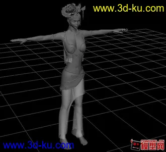 3D打印模型最近弄的古代美女的图片