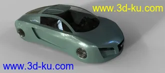3D打印模型新作得奥迪概念车RSQ不知道有人发过没！的图片