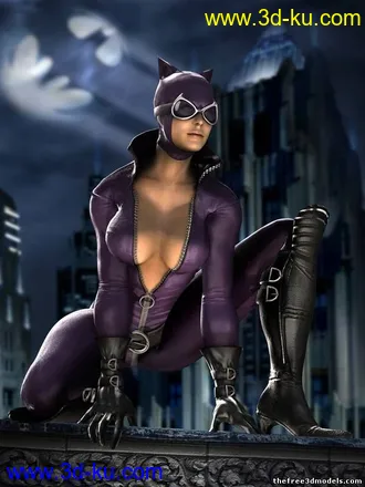 3D打印模型Marvel 英雄 猫女 Cat Woman的图片