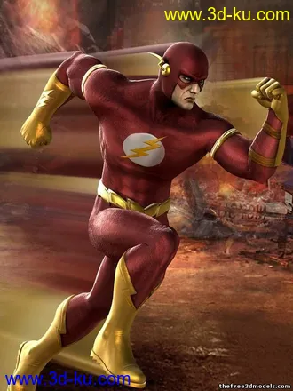 3D打印模型Marvel 英雄 FLASH的图片