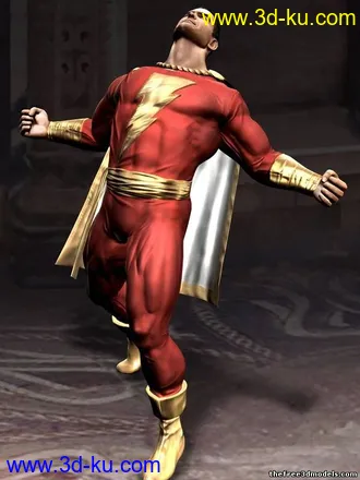 3D打印模型Marvel 英雄 Shazam的图片