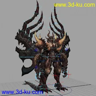 3D打印模型【终极BOSS】+【完美贴图】+【全套绑定】的图片