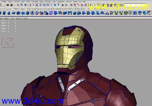 maya钢铁侠！~~~模型的图片1