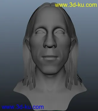 3D打印模型拿上一个帖子改的头 有点像古代人............的图片