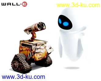 机器人总动员海报3D模型的图片