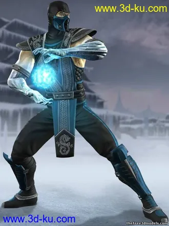 3D打印模型Mortal Kombat ((真人快打))   SubZero的图片