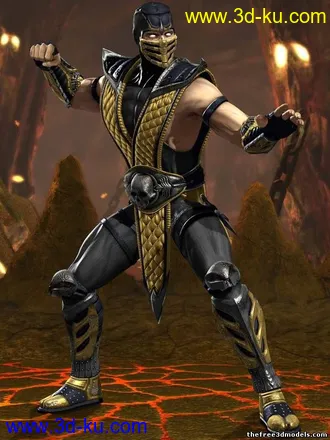 3D打印模型Mortal Kombat ((真人快打)) Scorpion的图片
