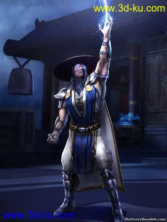 3D打印模型Mortal Kombat ((真人快打)) Raiden的图片