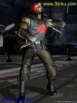 3D打印模型Mortal Kombat ((真人快打)) Kano的图片