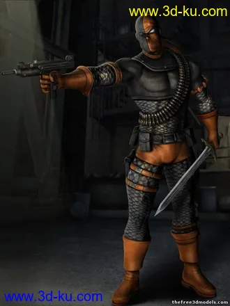 3D打印模型Mortal Kombat ((真人快打)) Death Stroke的图片