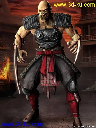 3D打印模型Mortal Kombat ((真人快打))  Baraka的图片