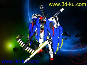 3D打印模型CROSSBONE GUNDAM X-1 FULL CLOTH的图片