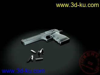 3D打印模型沙漠之鹰的图片