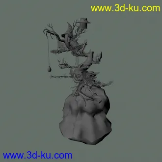 3D打印模型古屋的图片