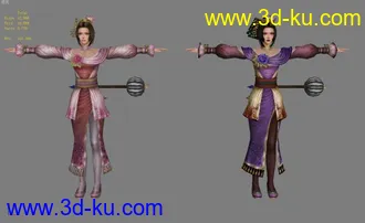 貂禅模型（带贴图）要的来的图片