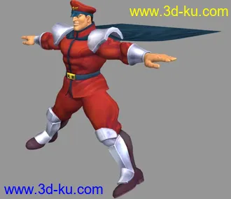 拳皇《街霸4》模型合集，共25个角色 标姿带贴图的图片