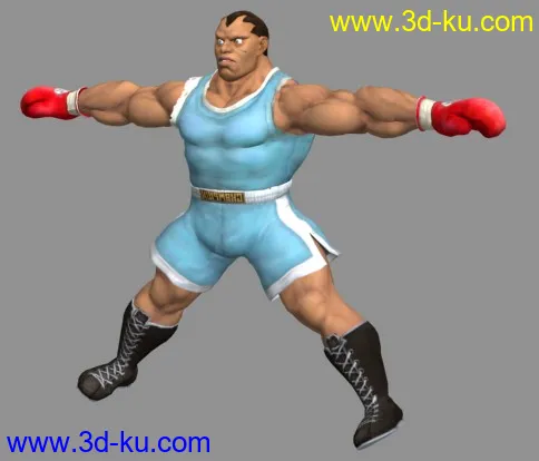 拳皇《街霸4》模型合集，共25个角色 标姿带贴图的图片28